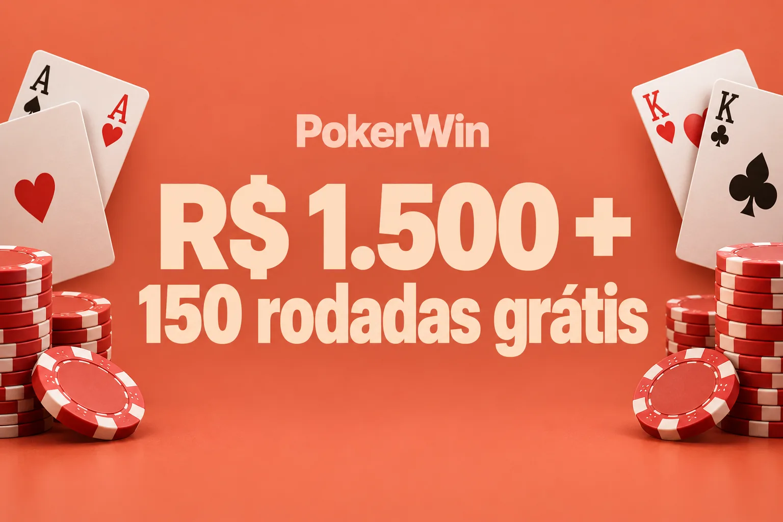 Boas-vindas de 100% até R$ 1.500 + 150 rodadas grátis